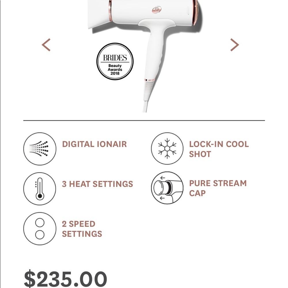 Brand new t3 hair dryer cura luxe